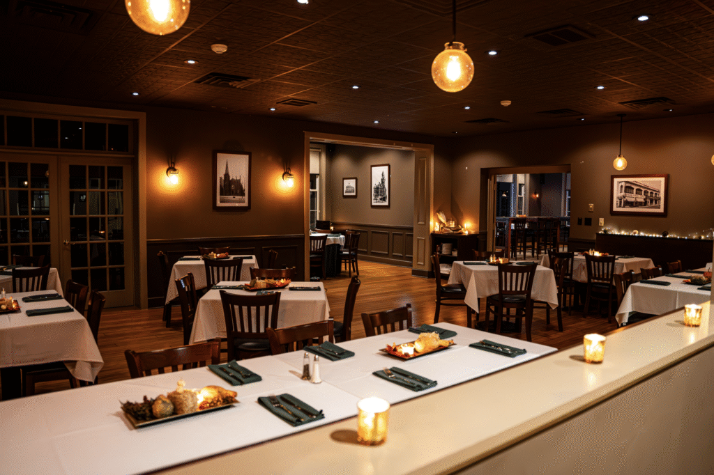The Table. Dining Room in Kingston for Private Events at Wiltwyck Golf Club